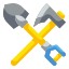 shovel-construction-tools-dig-mine-pick-utensil-spade-icon