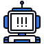 chatbot-filloutline-warning-robot-communications-assistant-face-icon