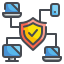 network-database-server-storage-multimedia-security-protect-icon