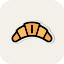 bakery-bread-breakfast-croissant-food-french-sketch-icon