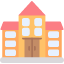 building-campus-education-place-school-icon