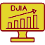 average-djia-dow-index-industrial-jones-investing-icon