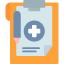 note-clipboard-medical-report-cross-paper-diagonisis-icon