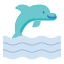 dolphin-playing-icon