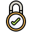 approval-filloutline-padlock-check-sign-approve-lock-tick-icon