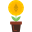 ethereum-plant-pot-nft-crypto-cryptocurrency-wallet-icon
