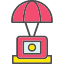 space-capsule-parachute-spacecraft-transportation-icon