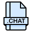 chat-file-format-extension-document-icon