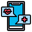 smartphone-heart-rate-healthcare-online-medical-technology-message-icon