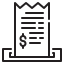 bill-paper-pay-business-money-finance-fintech-icon
