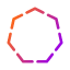 hexagon-dashes-outline-icon