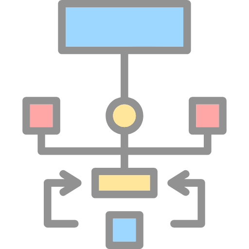 algorithm icon, flowchart icon, planning icon, project icon, plan icon ...