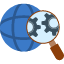 web-search-engine-world-magnifier-gear-icon