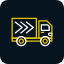 postal-service-line-yellow-white-icon