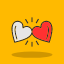 couple-dating-hearts-love-romantic-two-wedding-icon
