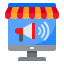 advertising-megaphone-store-online-shopping-icon