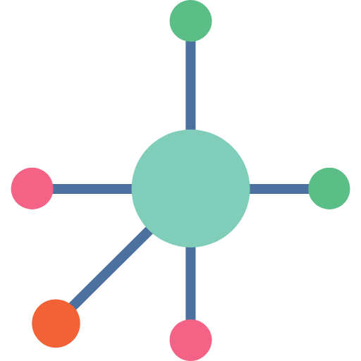 chart icon, connection icon, diagram icon, network icon, plan icon ...