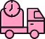 minibus-logistics-delivery-courier-truck-time-clock-icon