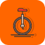 amusement-bicycle-carnival-circus-monocycle-parade-unicycle-icon