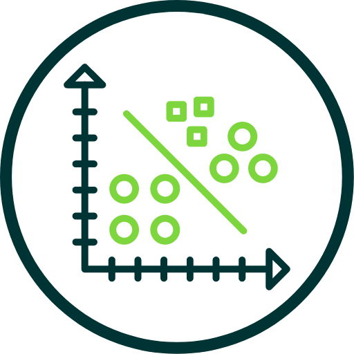 cluster icon, analysis icon, analytics icon, data icon, diagram icon ...