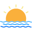 horizon-sea-sun-sunrise-sunset-weather-ramadan-icon
