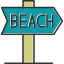 beach-direction-post-sign-street-icon
