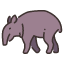 the-tapir-animal-wild-wildlife-forest-nature-icon