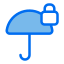 umbrella-protect-rain-security-padlock-icon