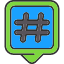 social-media-square-logo-hashtags-copywriting-icon