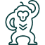 animal-howler-jungle-monkey-wildlife-zoo-amazon-rainforest-icon