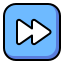 fast-forward-arrow-sign-symbol-buttons-shape-icon