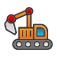construction-digger-excavation-excavator-industry-machinery-mining-icon