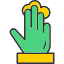 three-gesture-hand-single-tap-click-icon-vector-design-icons-icon