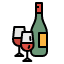 wine-kitchen-food-bottle-glasses-icon