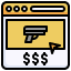 dark-web-filloutline-weapon-webpage-browser-internet-shopping-icon