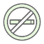 business-hotel-line-no-outline-sign-smoking-icon