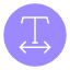 text-horizontal-editor-design-icon