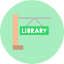 board-hanging-library-sign-icon