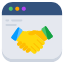 online-deal-online-contract-digital-contract-digital-deal-handshake-icon