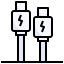 connector-and-cable-filloutline-usb-charger-electronics-connection-technology-icon