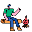 campfirefire-burn-heat-camp-fireplace-hot-firewood-man-people-icon