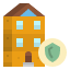 public-safe-insurance-protected-building-icon