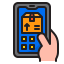 mobilephone-smartphone-application-delivery-box-icon