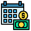 calendar-money-coin-day-business-icon
