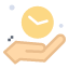 clock-hand-hold-time-icon