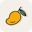 food-fruit-mango-organic-vegan-vegetarian-fruits-and-vegetables-icon