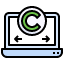 copyright-filloutline-laptop-business-finance-icon
