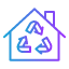 house-recycling-green-ecology-icon