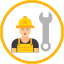 courier-delivery-man-labour-postman-repair-worker-icon