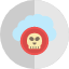 infected-cloud-network-share-storage-transfer-icon